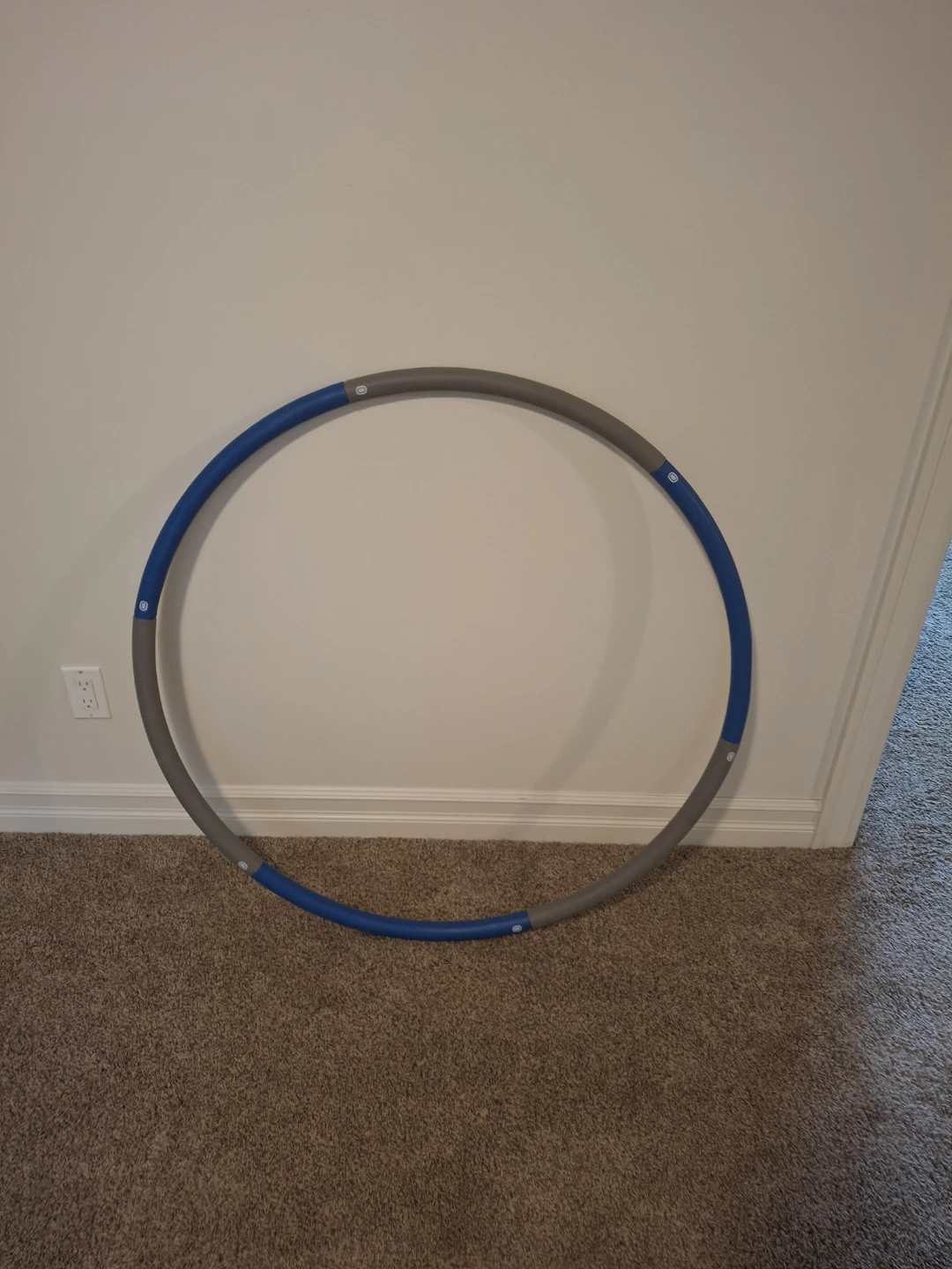 Blue and Grey Hula Hoop
