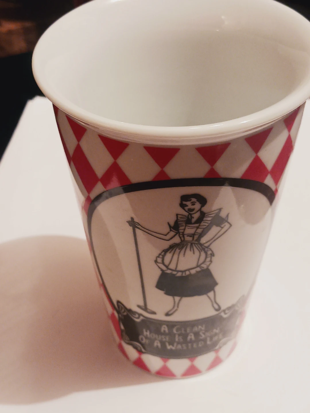 New!! Ceramic Mug - "A Clean House Is A Sign Of A Wasted Life" - photo 4