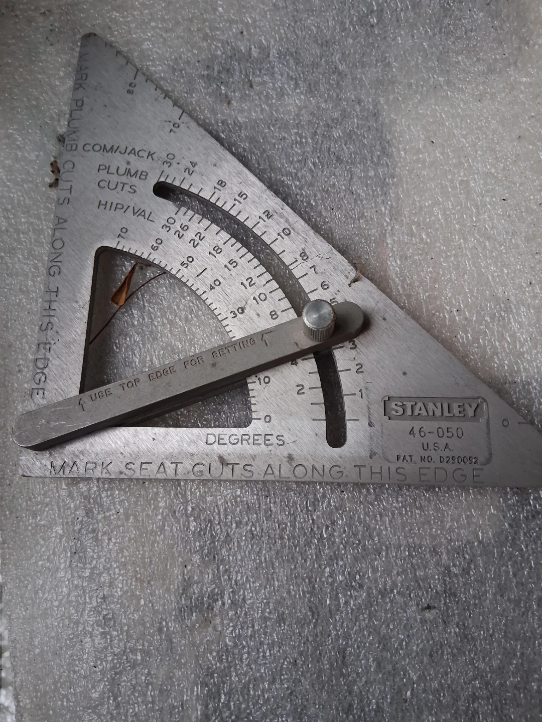 Stanley 46-050 Adjustable Rafter Square