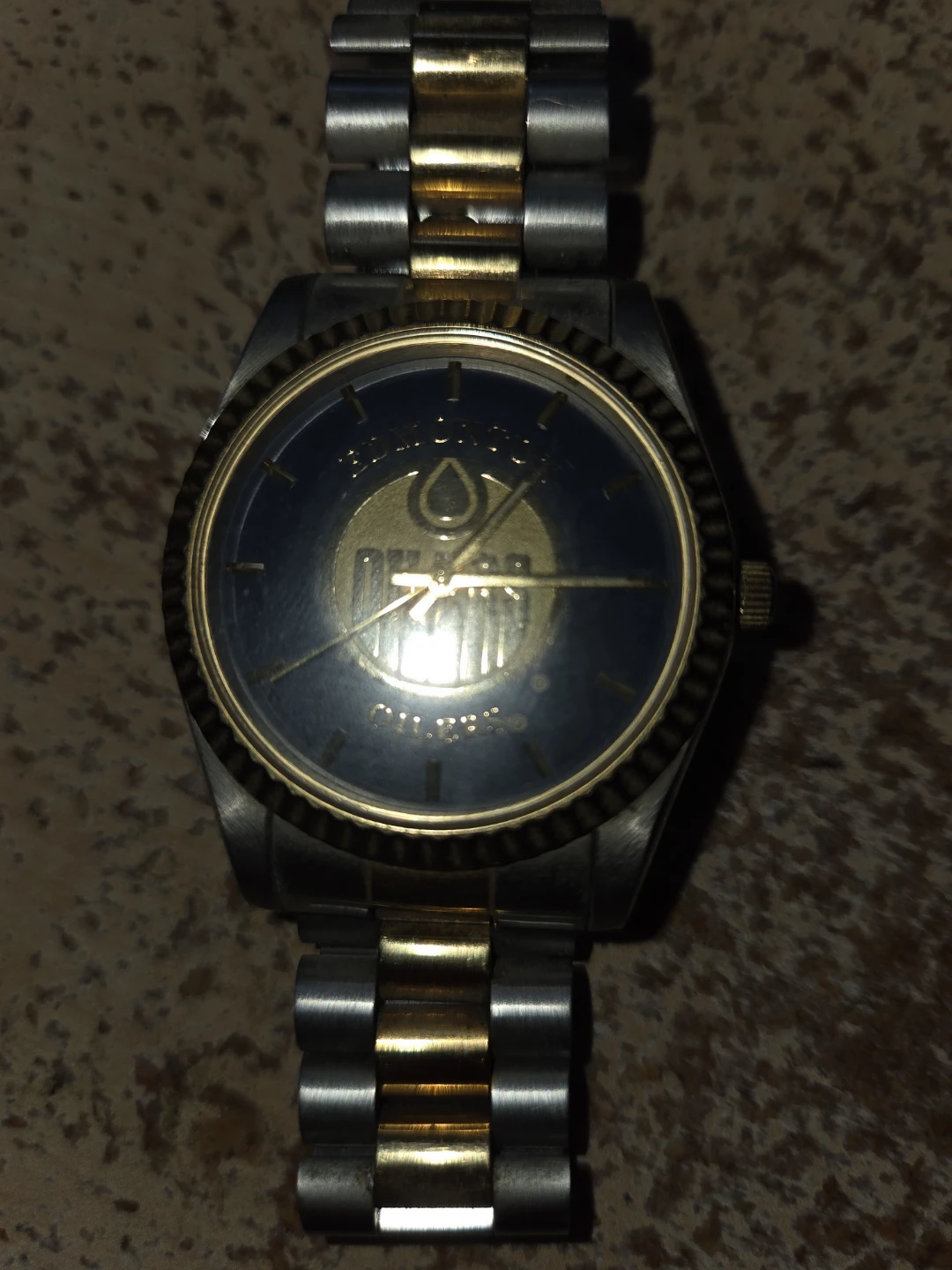 Edmonton Oilers Two-Tone Watch