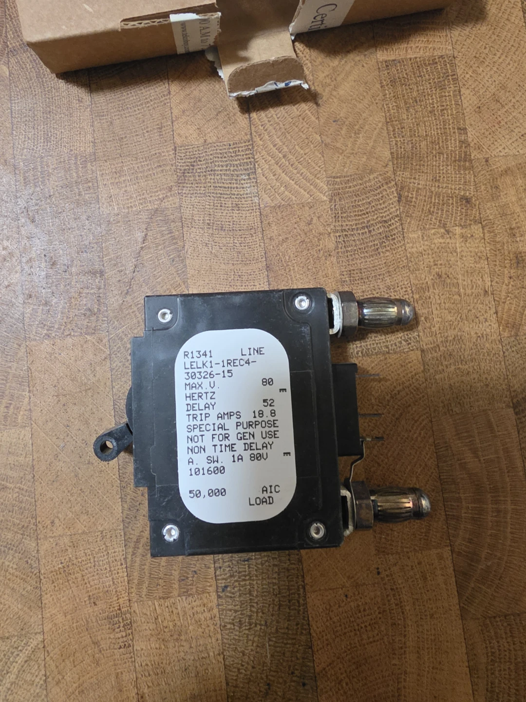 Airpax LELK1-1REC4-30326-15 Circuit Breaker