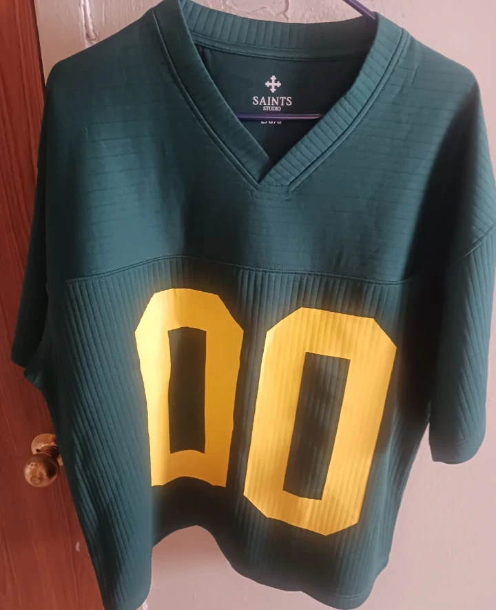 🏈 new Saints Studio Jersey Green Size L - photo 3