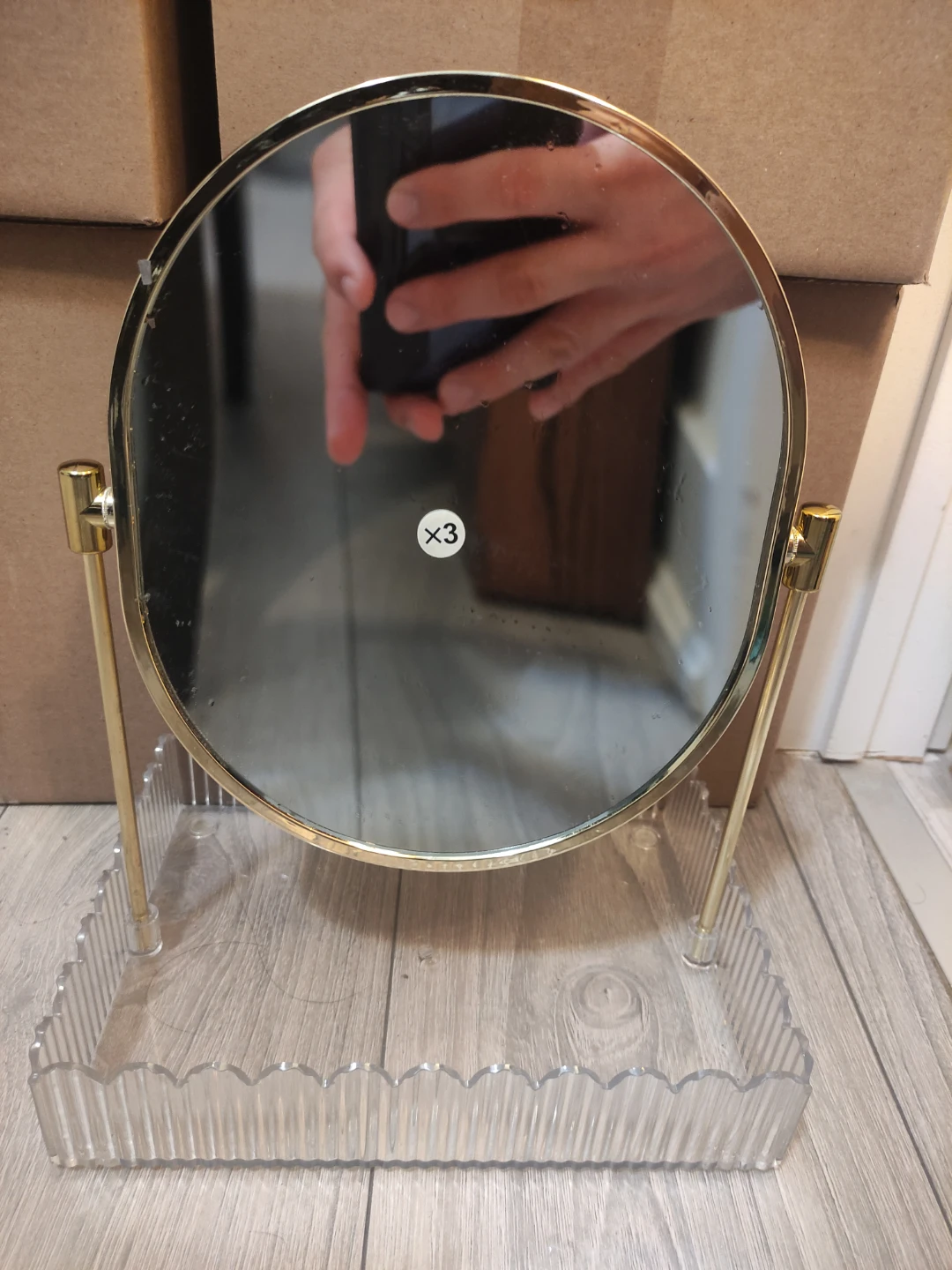 Tabletop Vanity Mirror with Tray - photo 2
