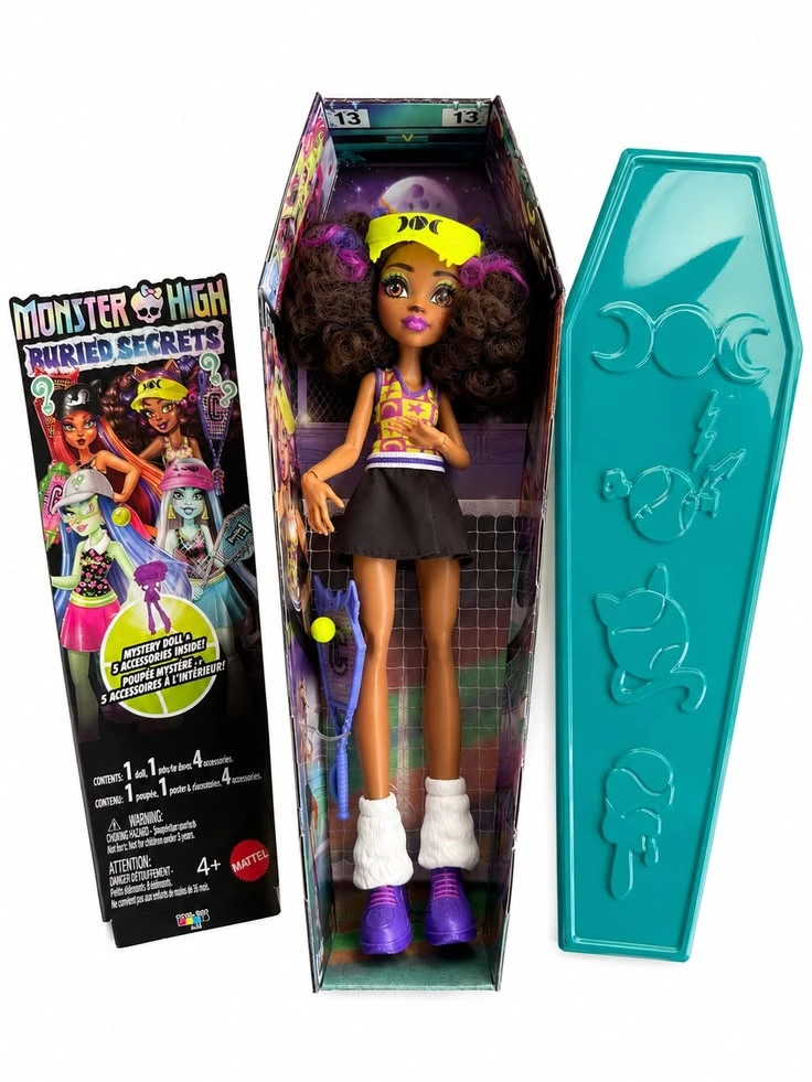 Monster High Buried Secrets Tennis Clawdeen Wolf - Open Box New - photo 4