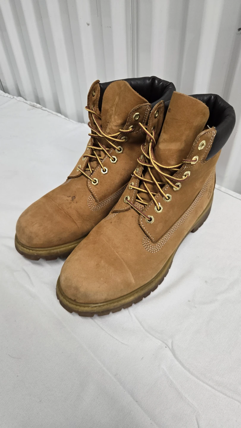 Timberland Men's Leather Ankle Work Boots Insulated Brown