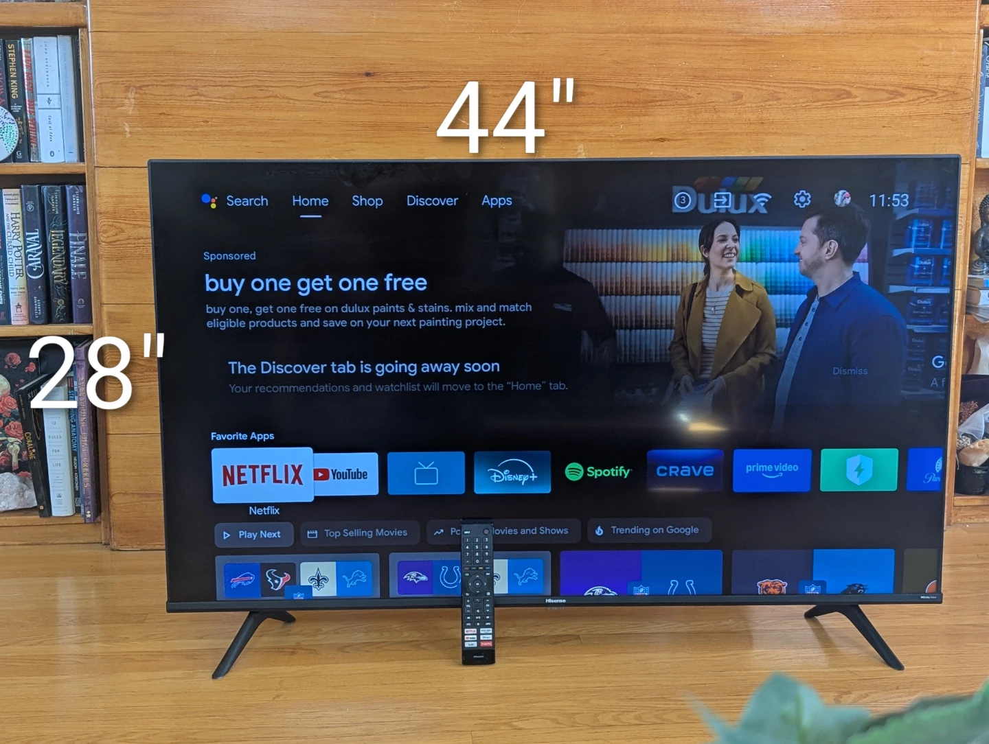 Hisense 44-inch Smart TV