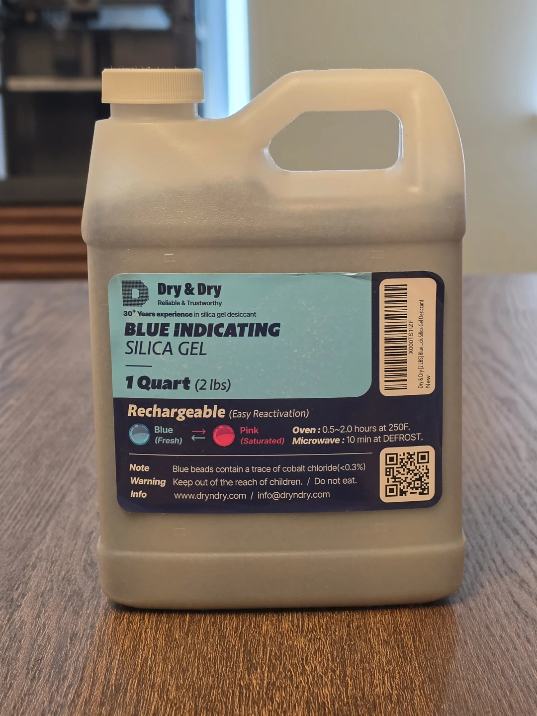 Dry & Dry Blue Indicating Silica Gel 2 lbs