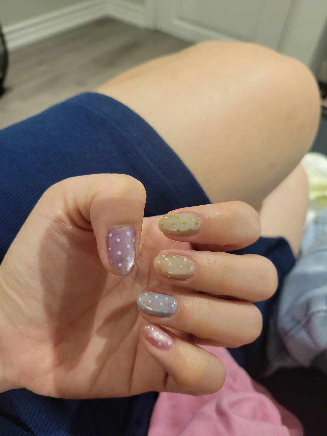 Manicure with regular/ shellac polish