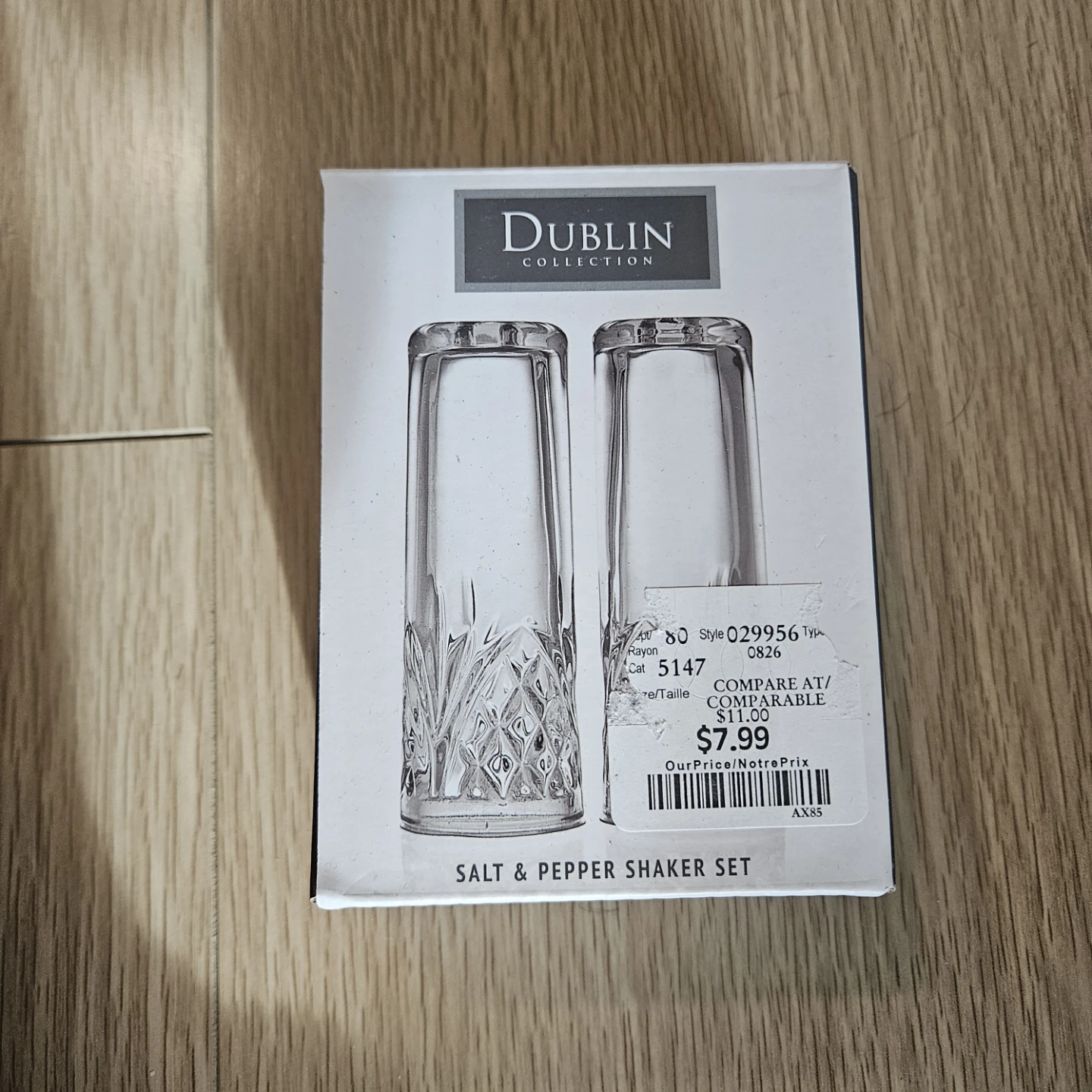 Dublin Collection 4.25" Salt & Pepper Shaker Set