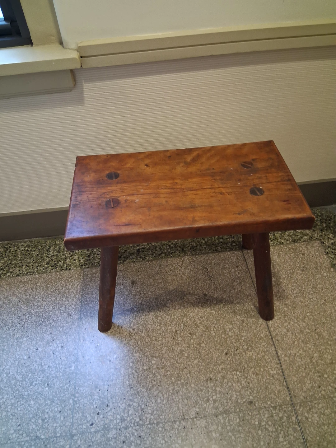 Rustic Wooden Stool - photo 4
