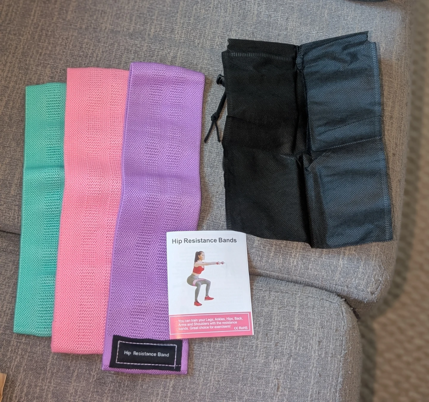 Set of 3 Hip Resistance Bands