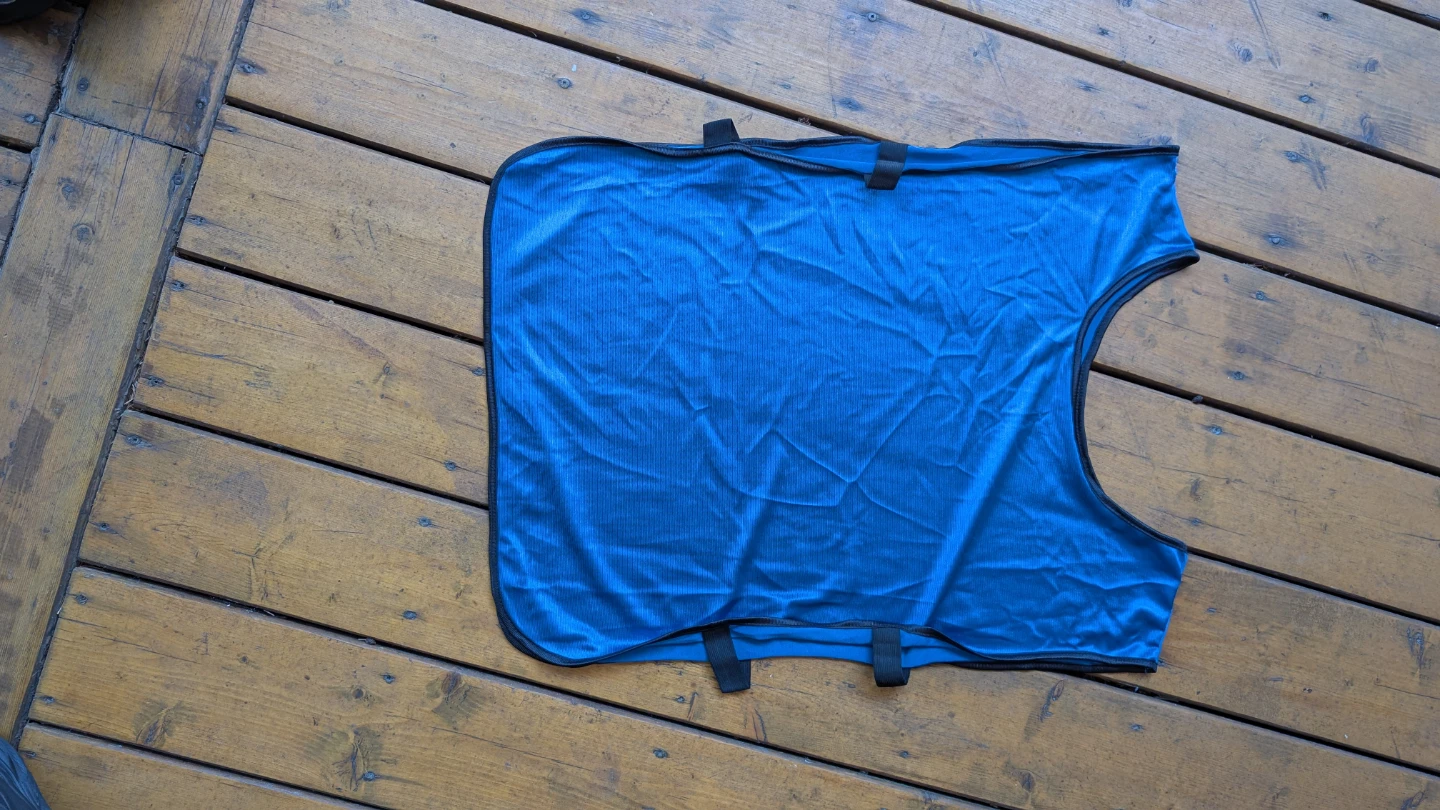 Blue Mesh Sports Scrimmage Vest