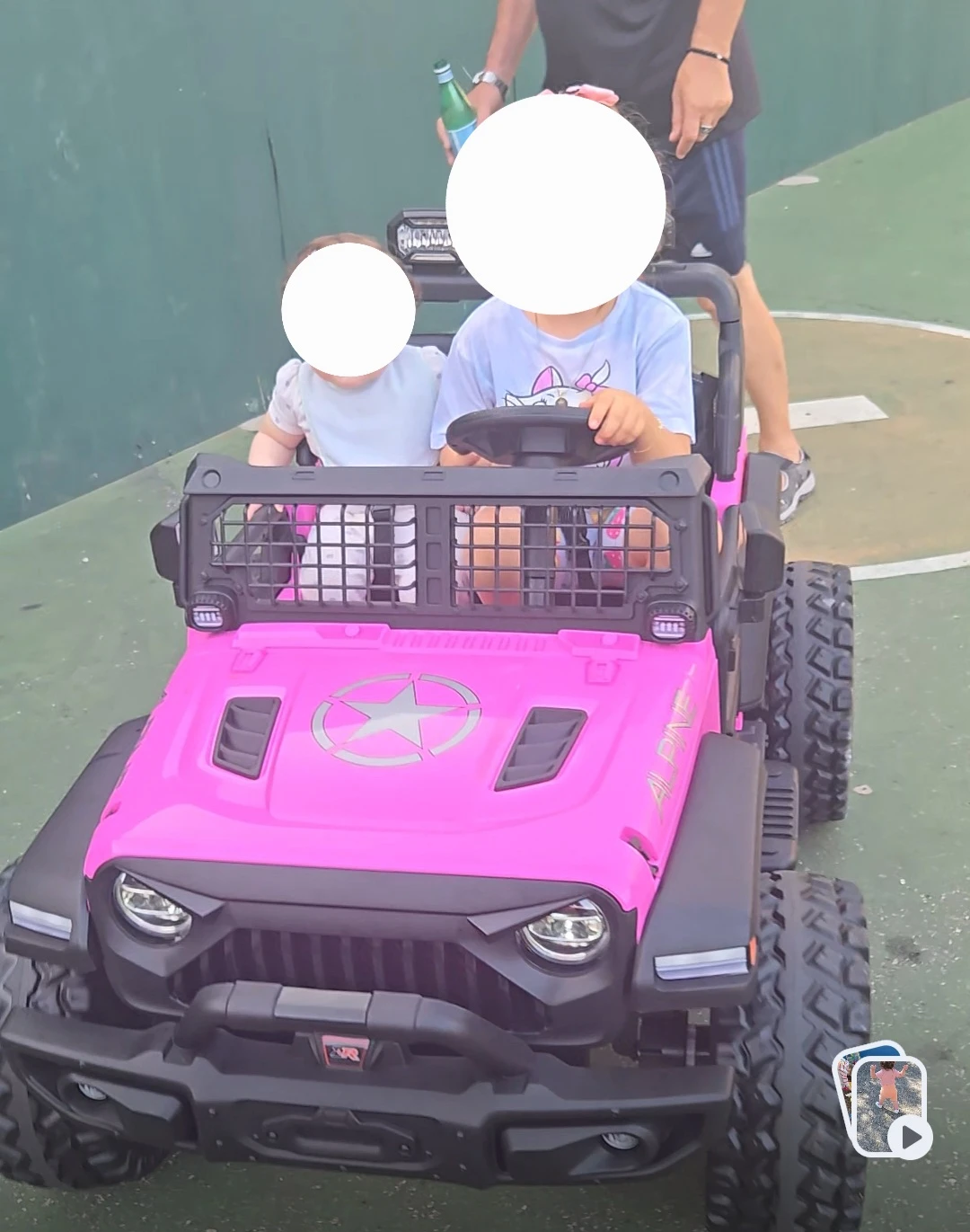 Pink Alpine Off-Road Electric Ride-On Truck