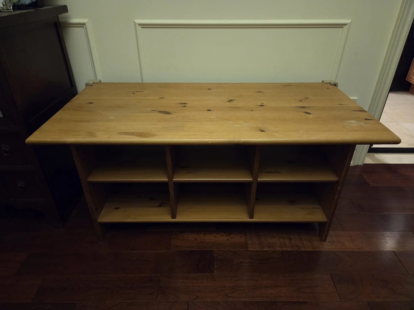 Wood Media Console