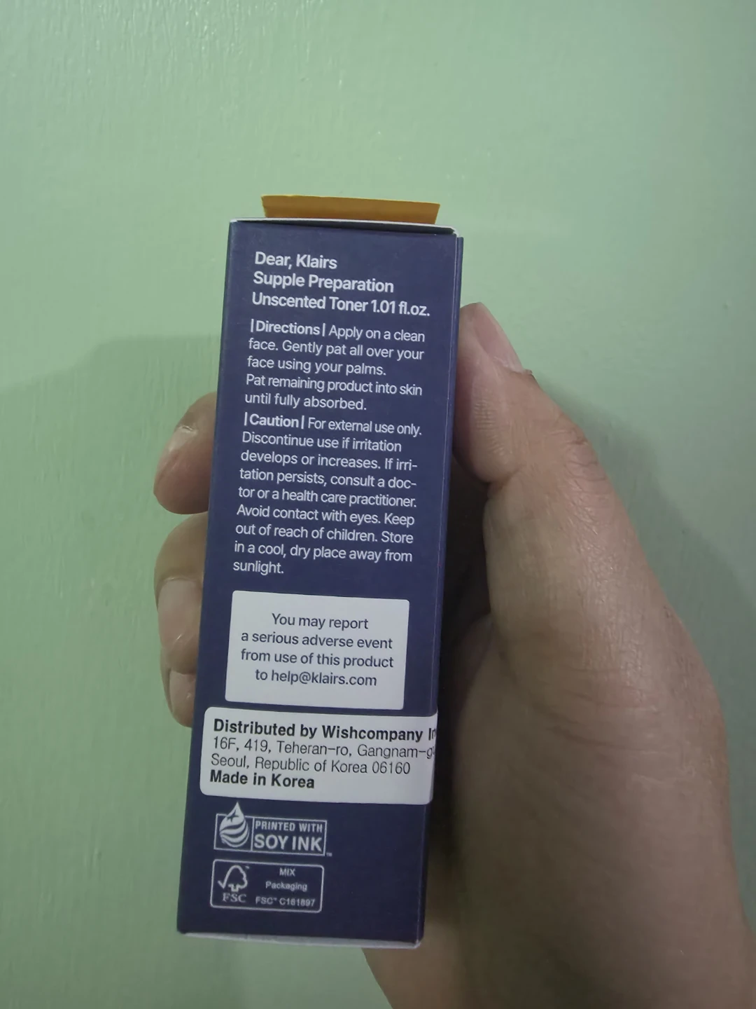 Dear Klairs Supple Preparation Unscented Toner 30ml 🏈 - photo 2