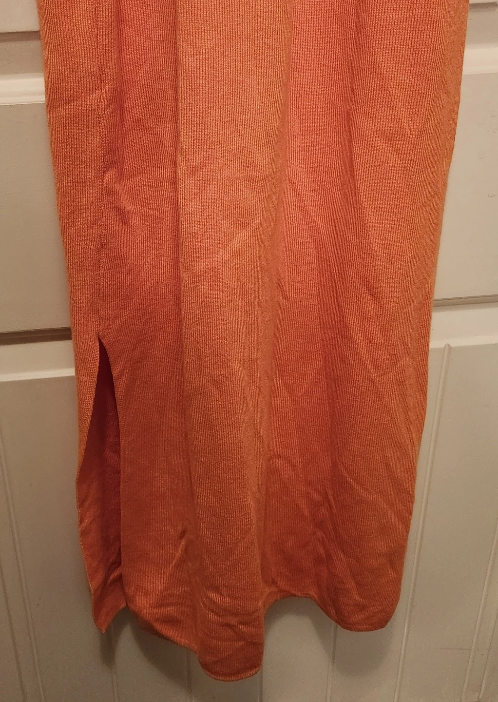Orange Knit Maxi Dress 🏈 - photo 2