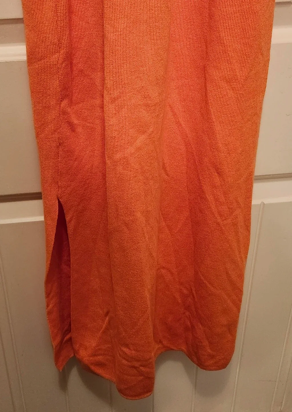 Orange Knit Maxi Dress 🏈 - photo 2