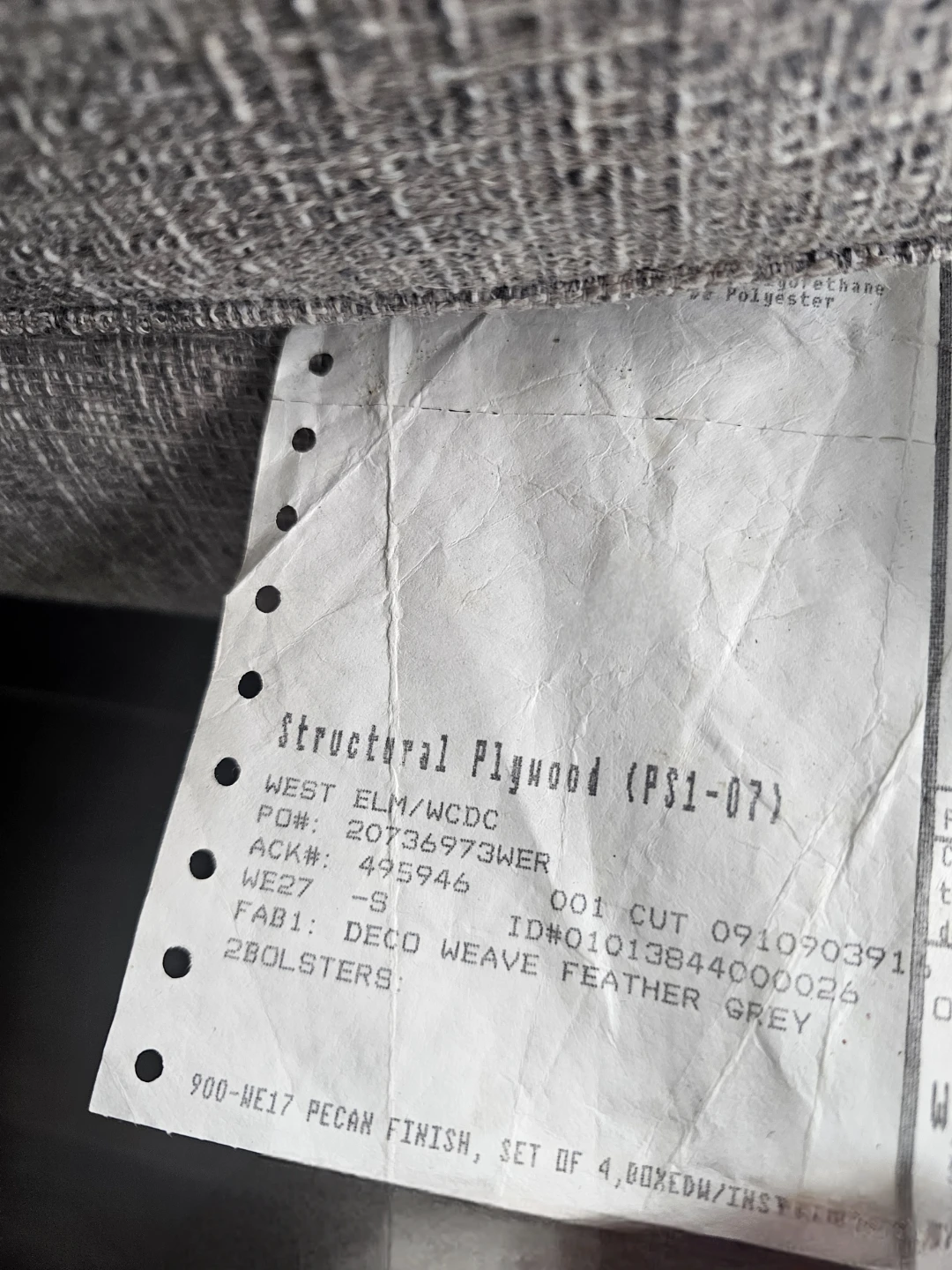 West Elm Sofa - photo 3