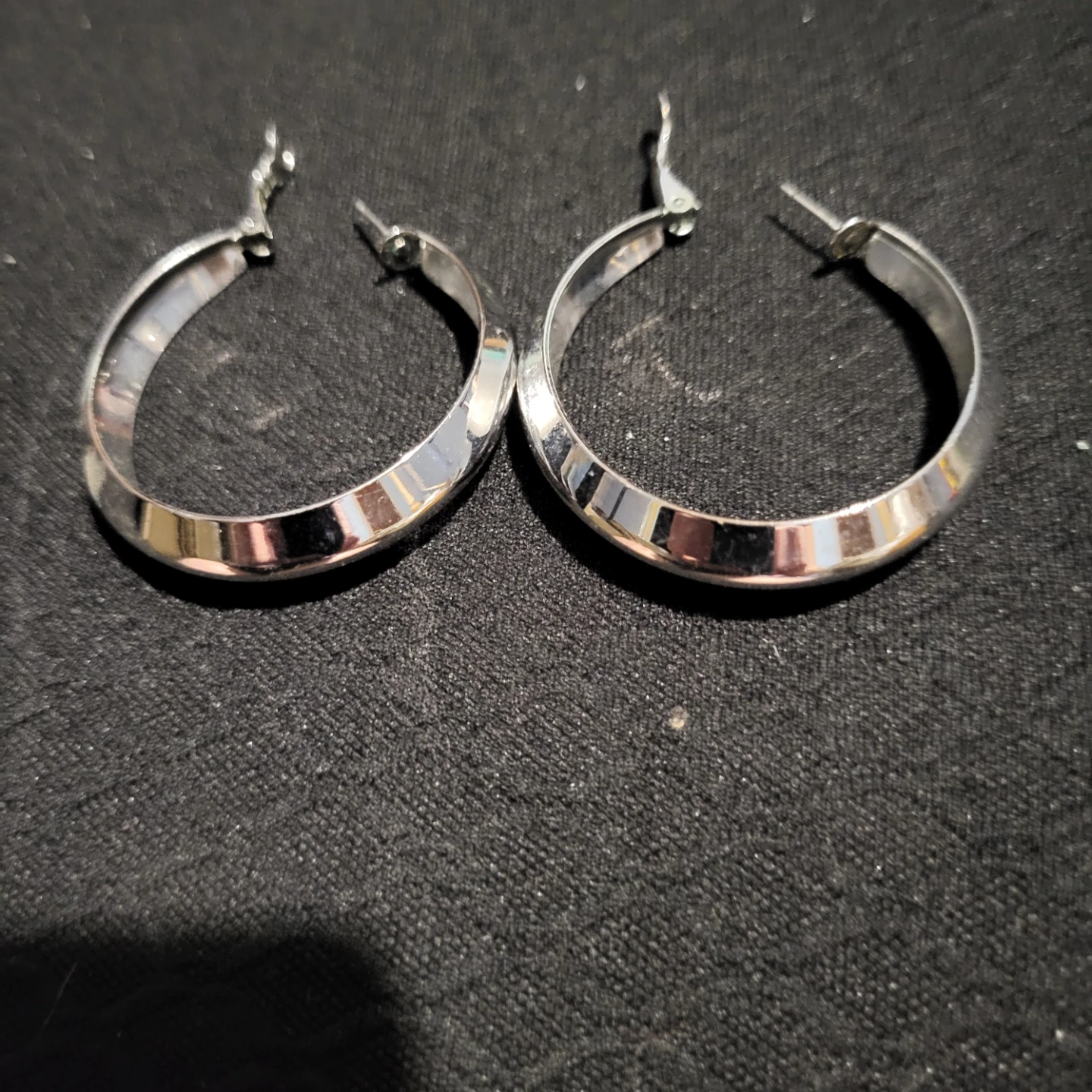 Silver Hoop Earrings
