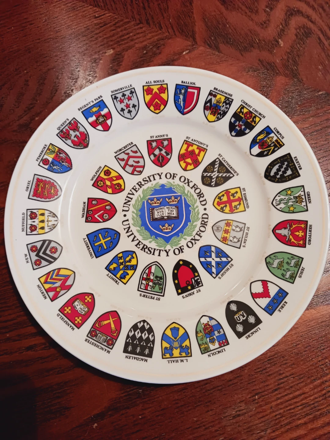 Oxford University Collectible Plate - photo 2