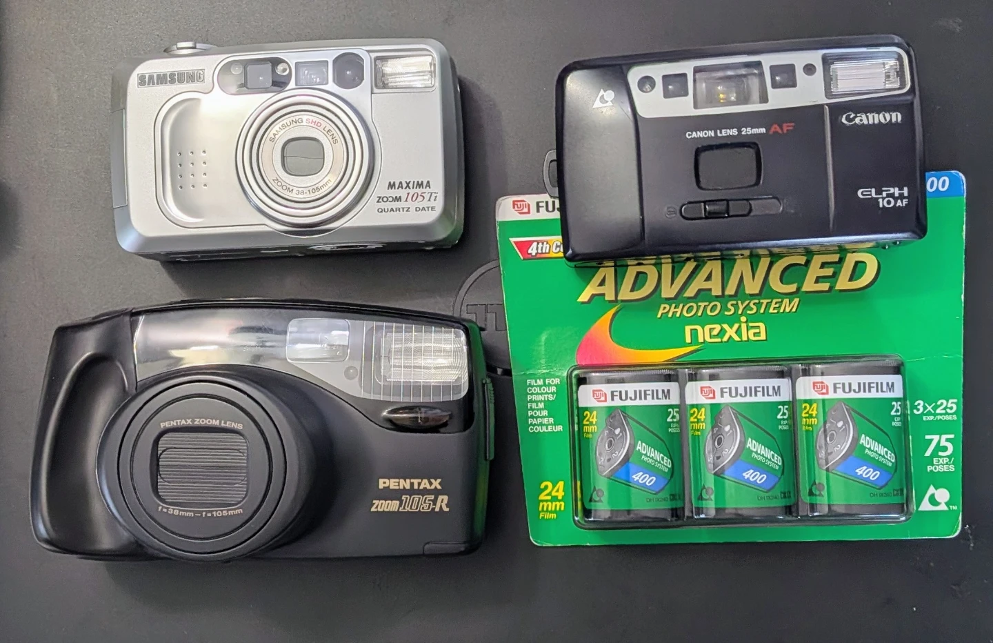 Collection of 7 Film Cameras and APS Film - photo 2