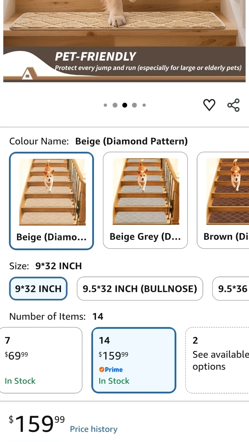 Non-Slip Stair Treads - 14 Pack - photo 2