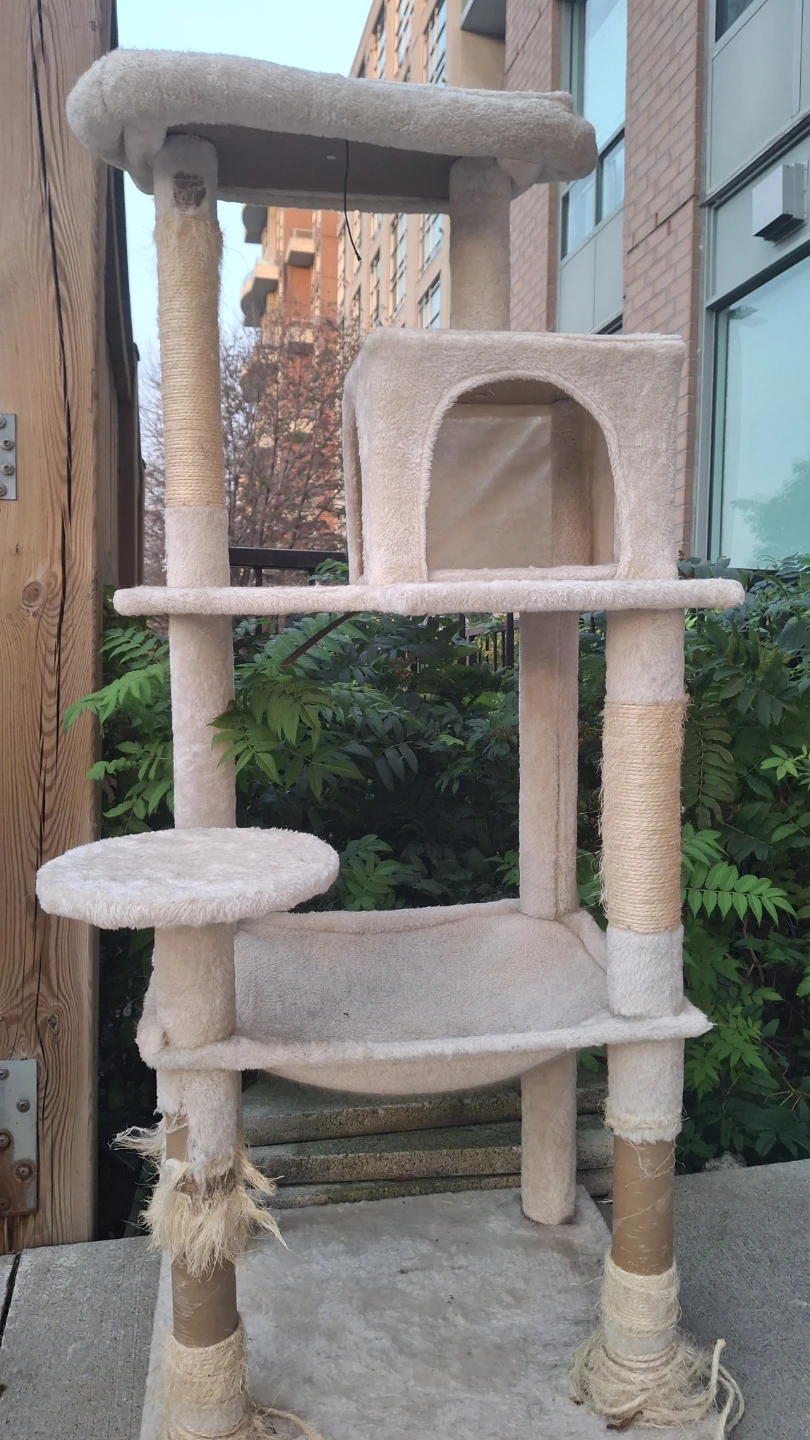 Beige Multi-Level Cat Tree - photo 2