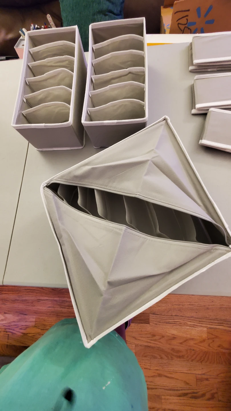 Set of 6 Fabric Drawer Organizers - photo 2