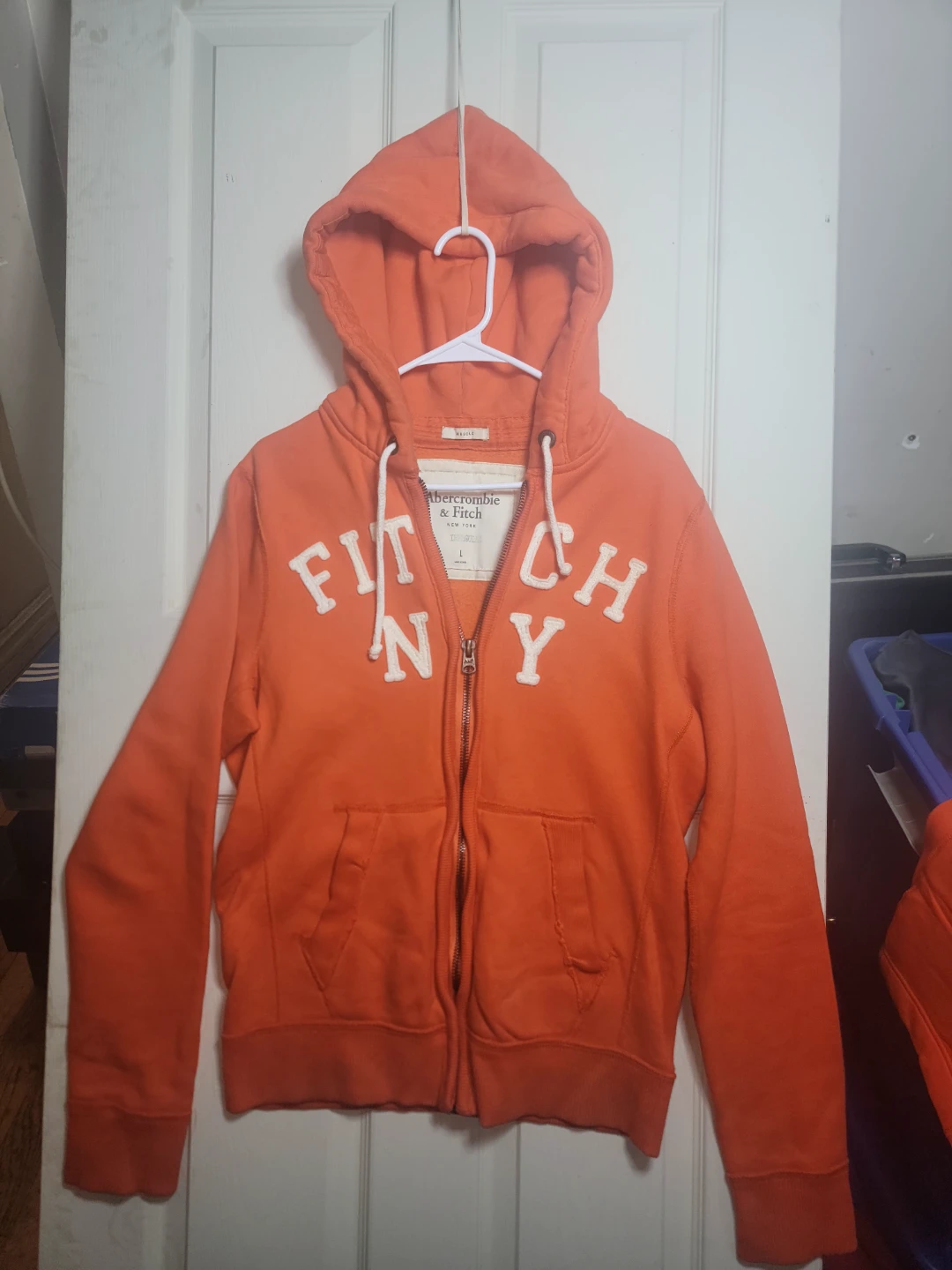 Abercrombie & Fitch Orange Hoodie