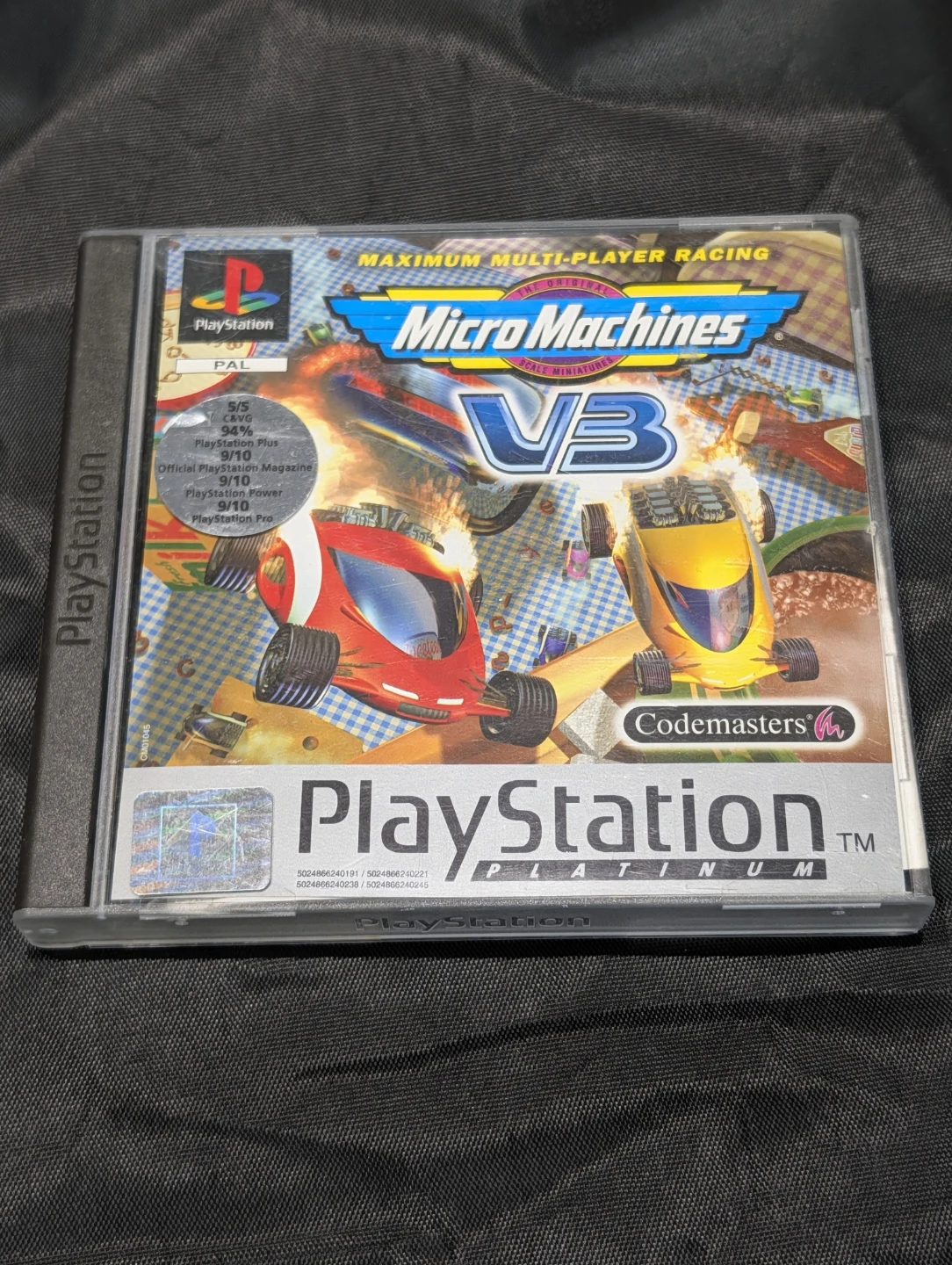 Micro Machines V3 PlayStation (PAL) game