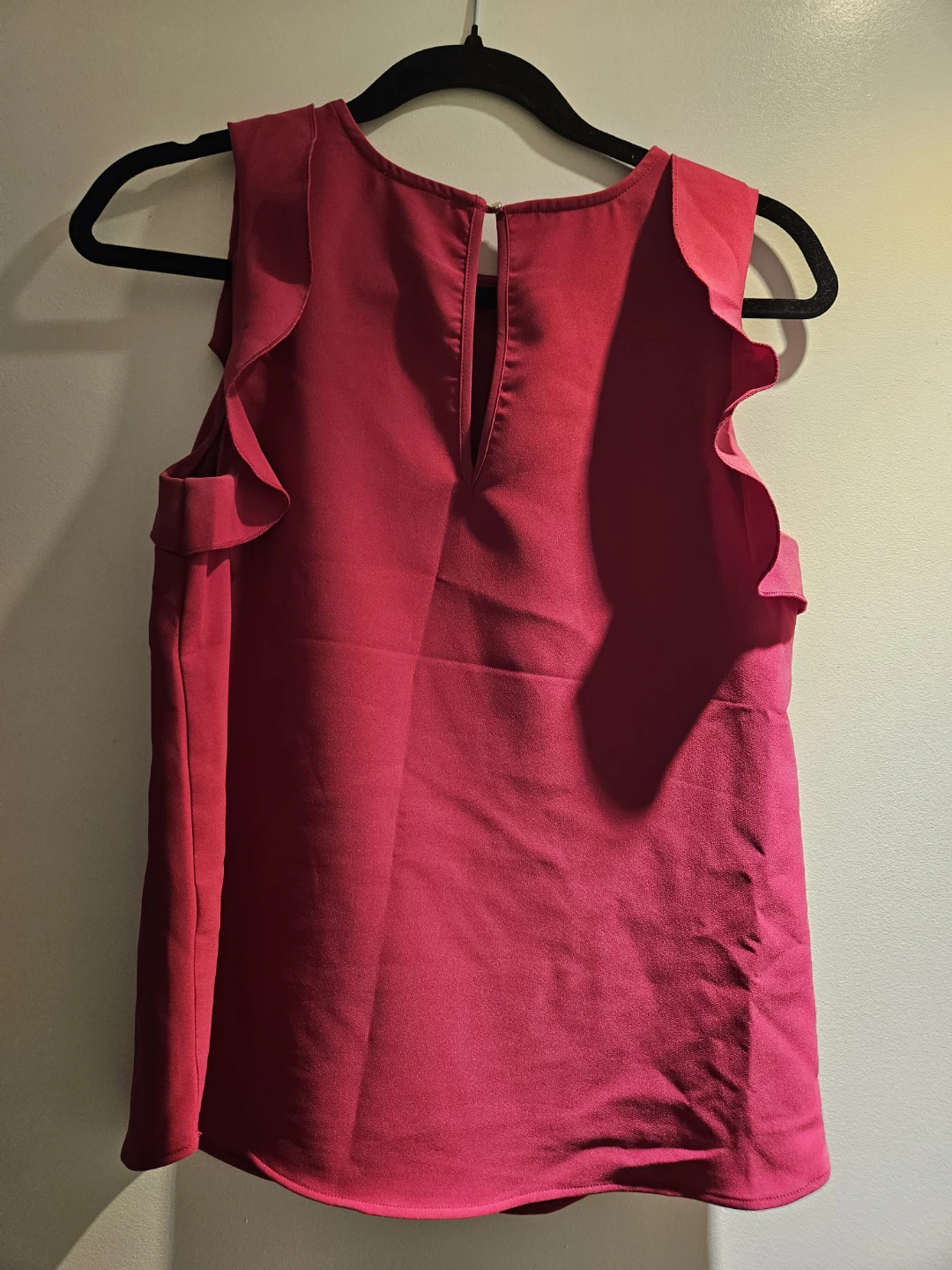 Dynamite Pink Ruffle Tank Top - photo 3
