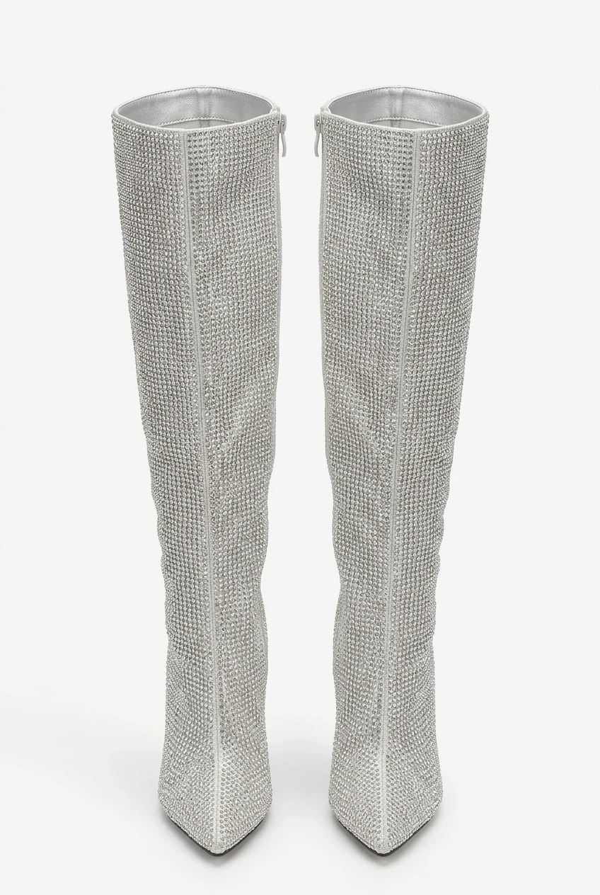 Mix No. 6 Rhinestone Knee-High Boots