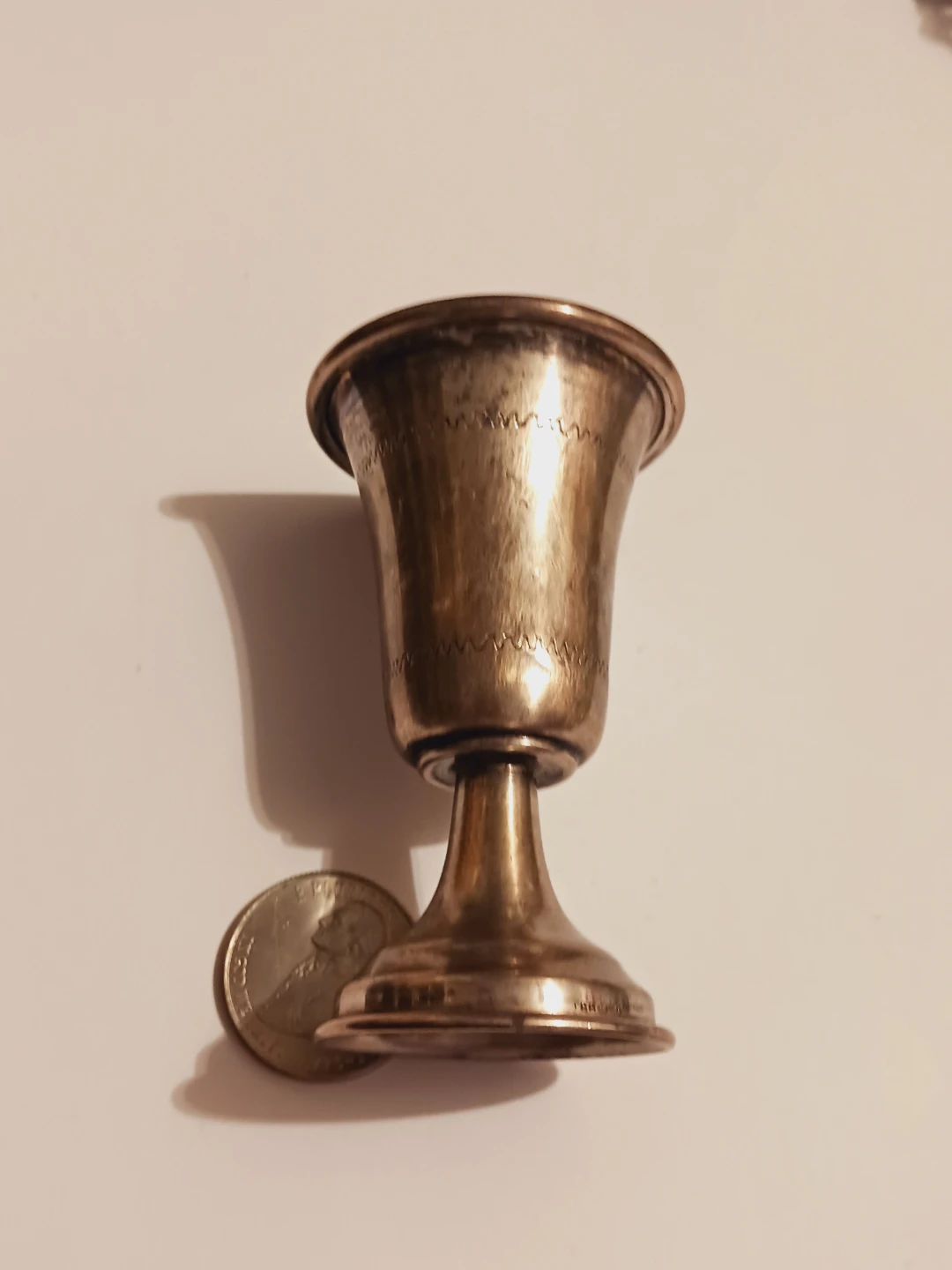Judaica Sterling Silver 925 Small Kiddush Cup