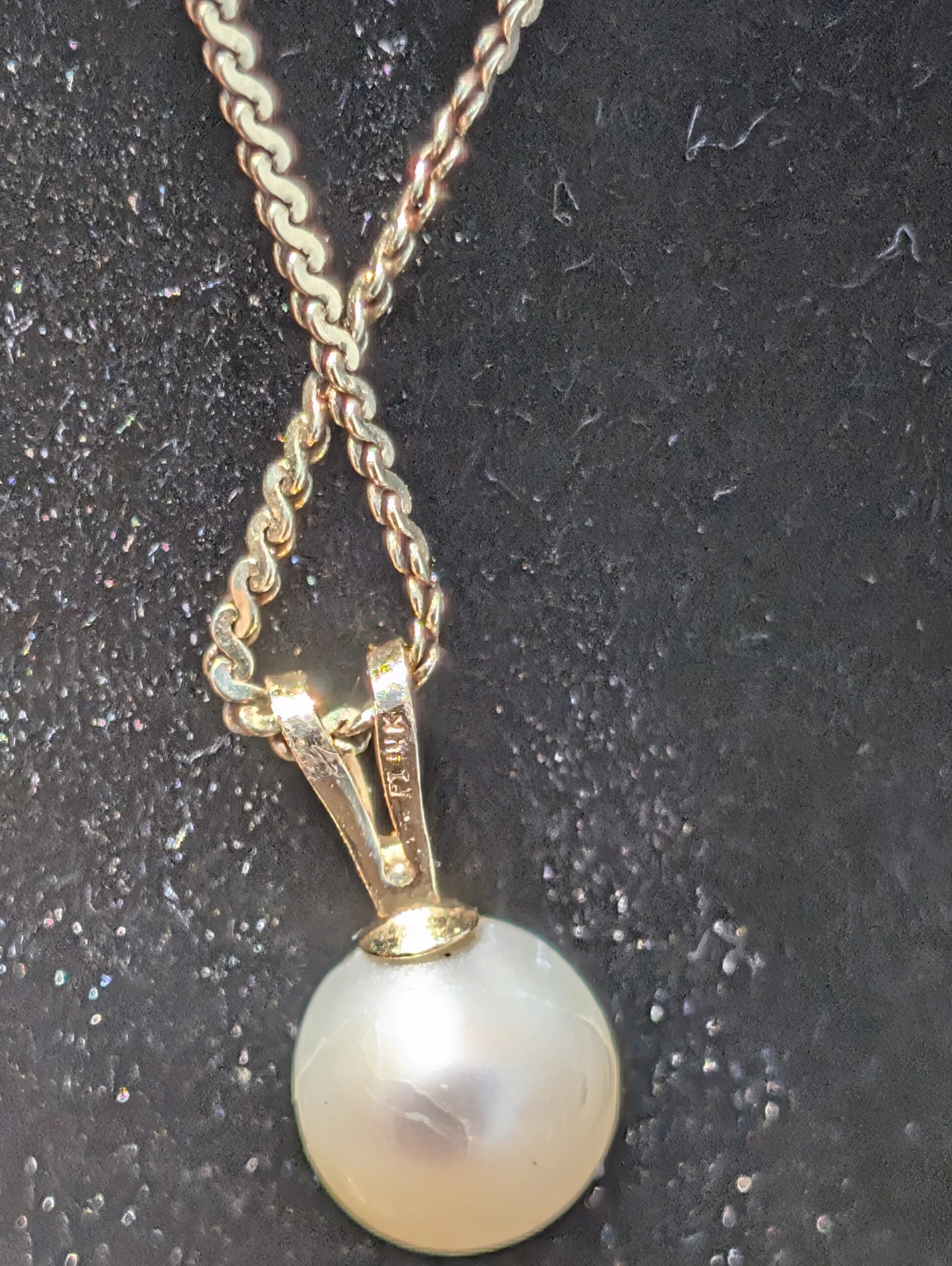 14K Gold Pearl Necklace - photo 4