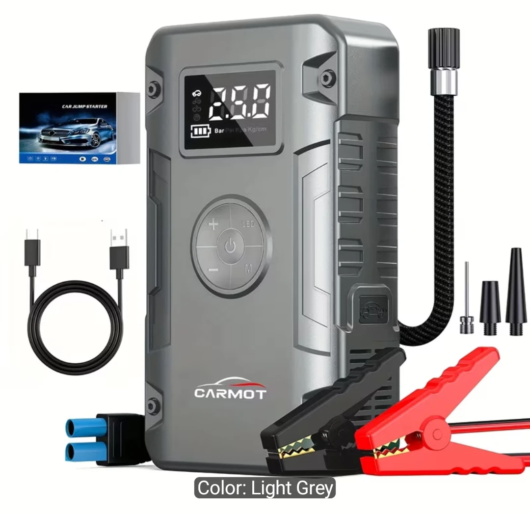CARMOT Car Jump Starter with Air Compressor