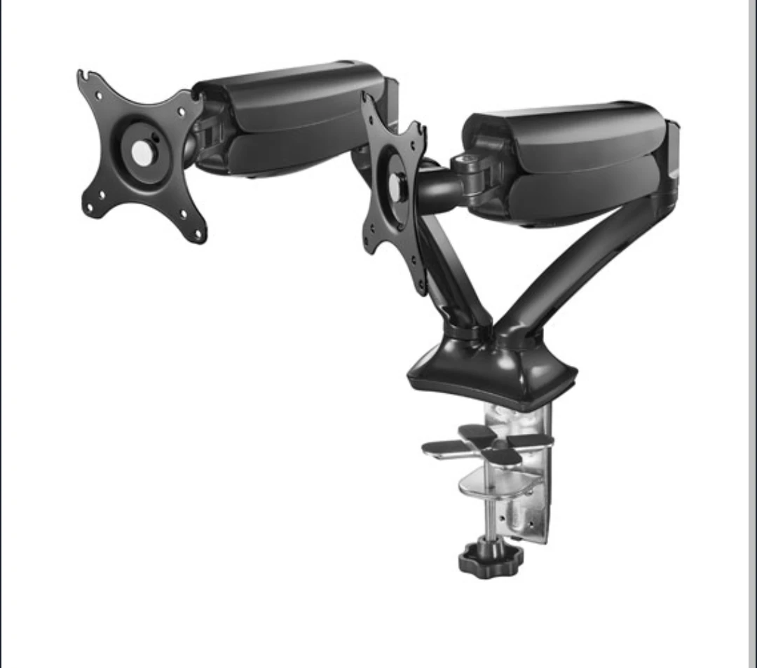 Insignia Dual Arm Full Motion Hydraulic Monitor Mount - Black