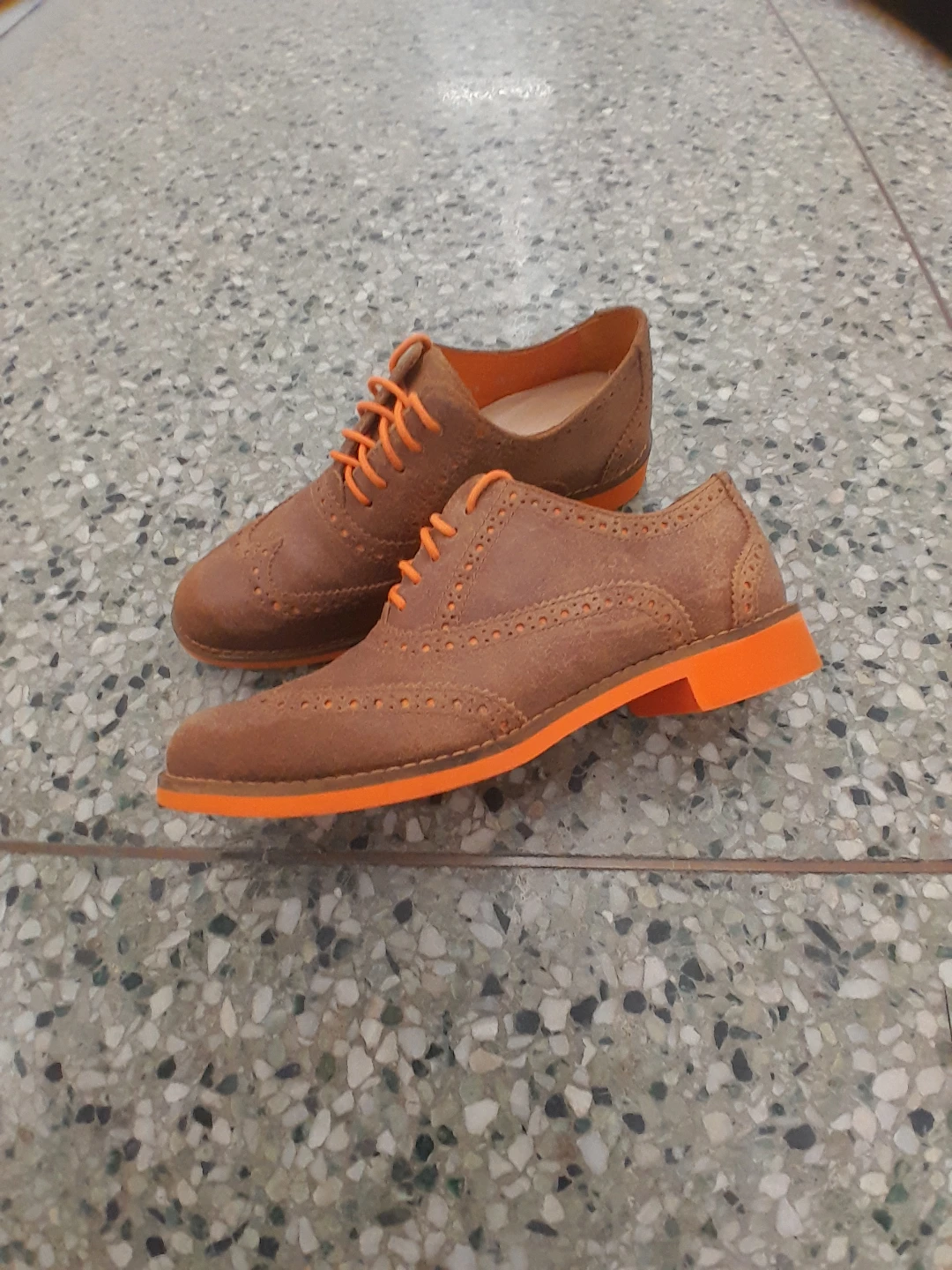 Cole Haan Brown Suede Brogues For Boys/Teens Size 5 - photo 3