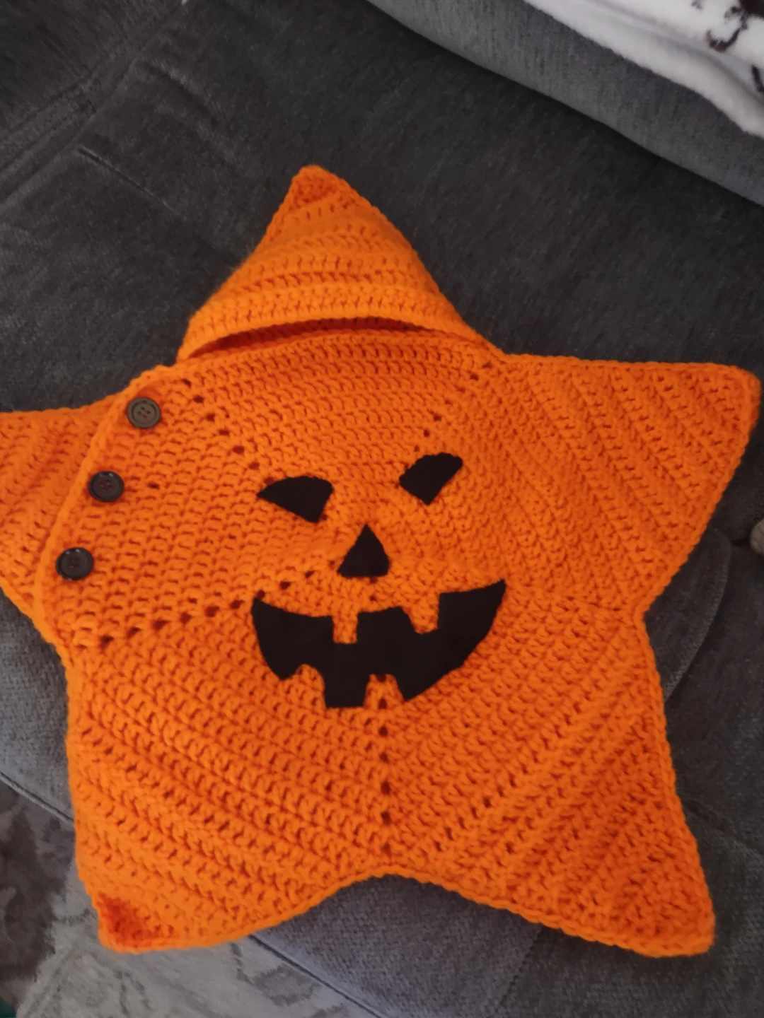 Pumpkin star blanket
