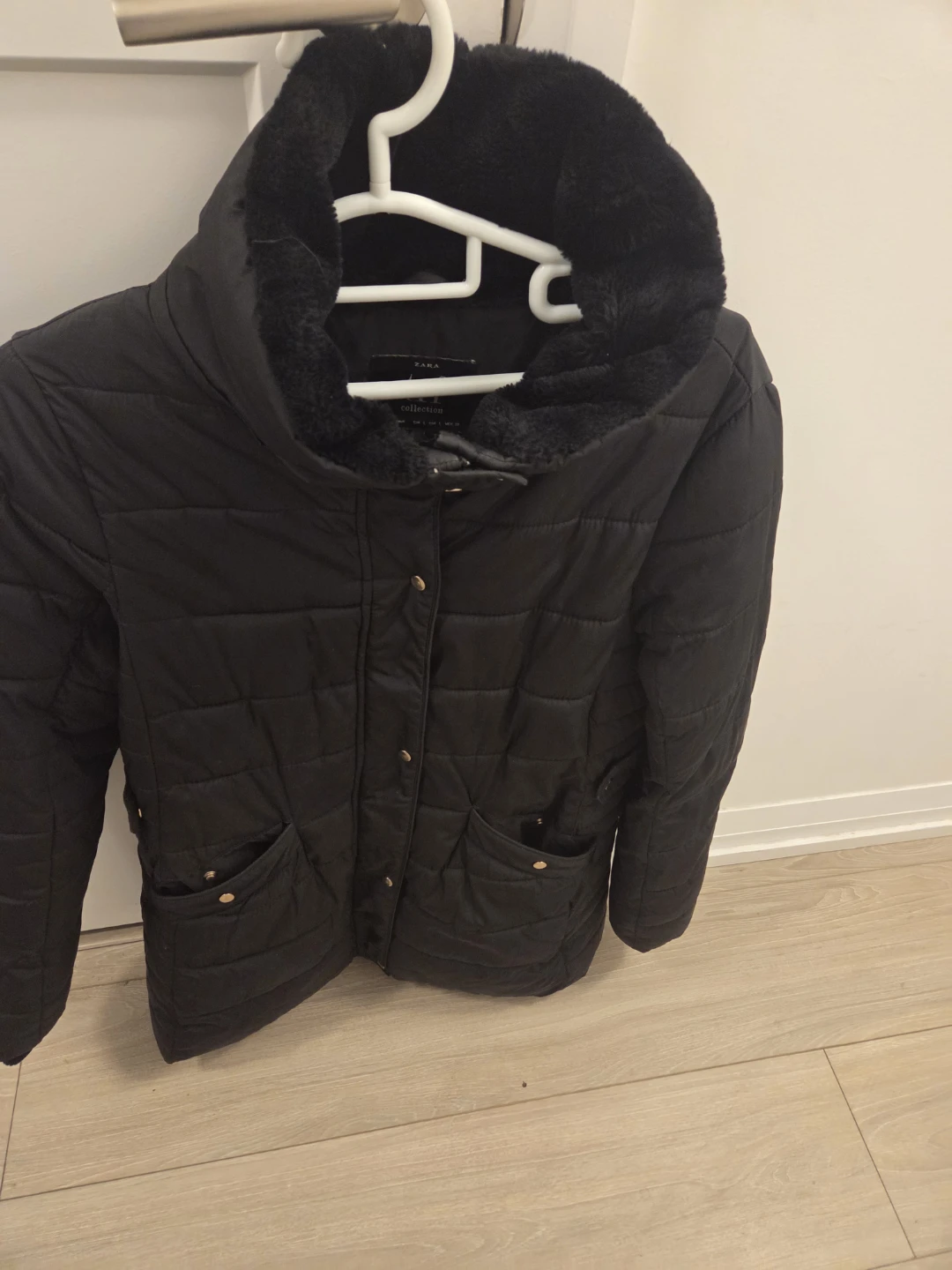 Zara TRF Collection Black Quilted Jacket - photo 4