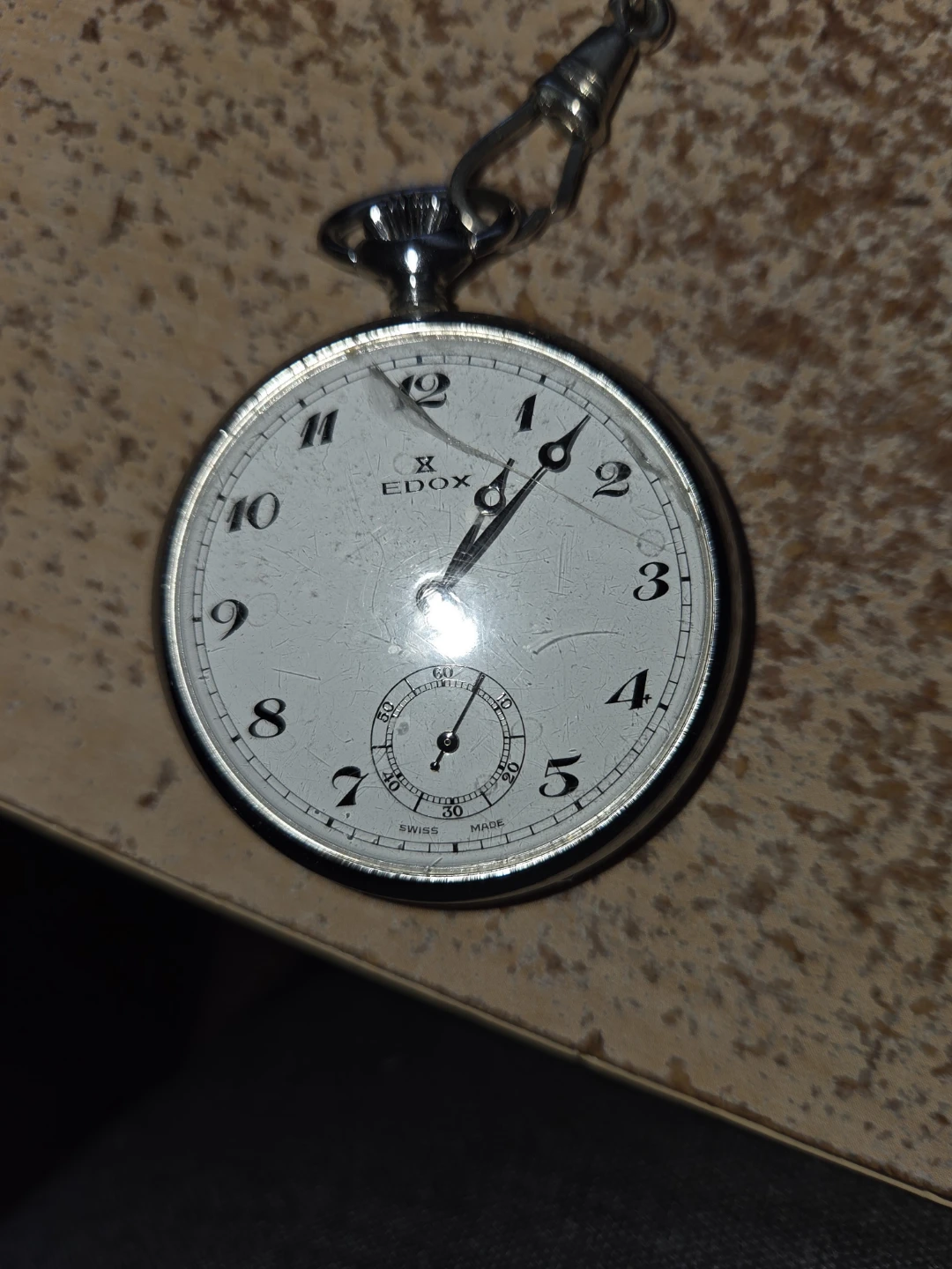 Vintage Edox Pocket Watch