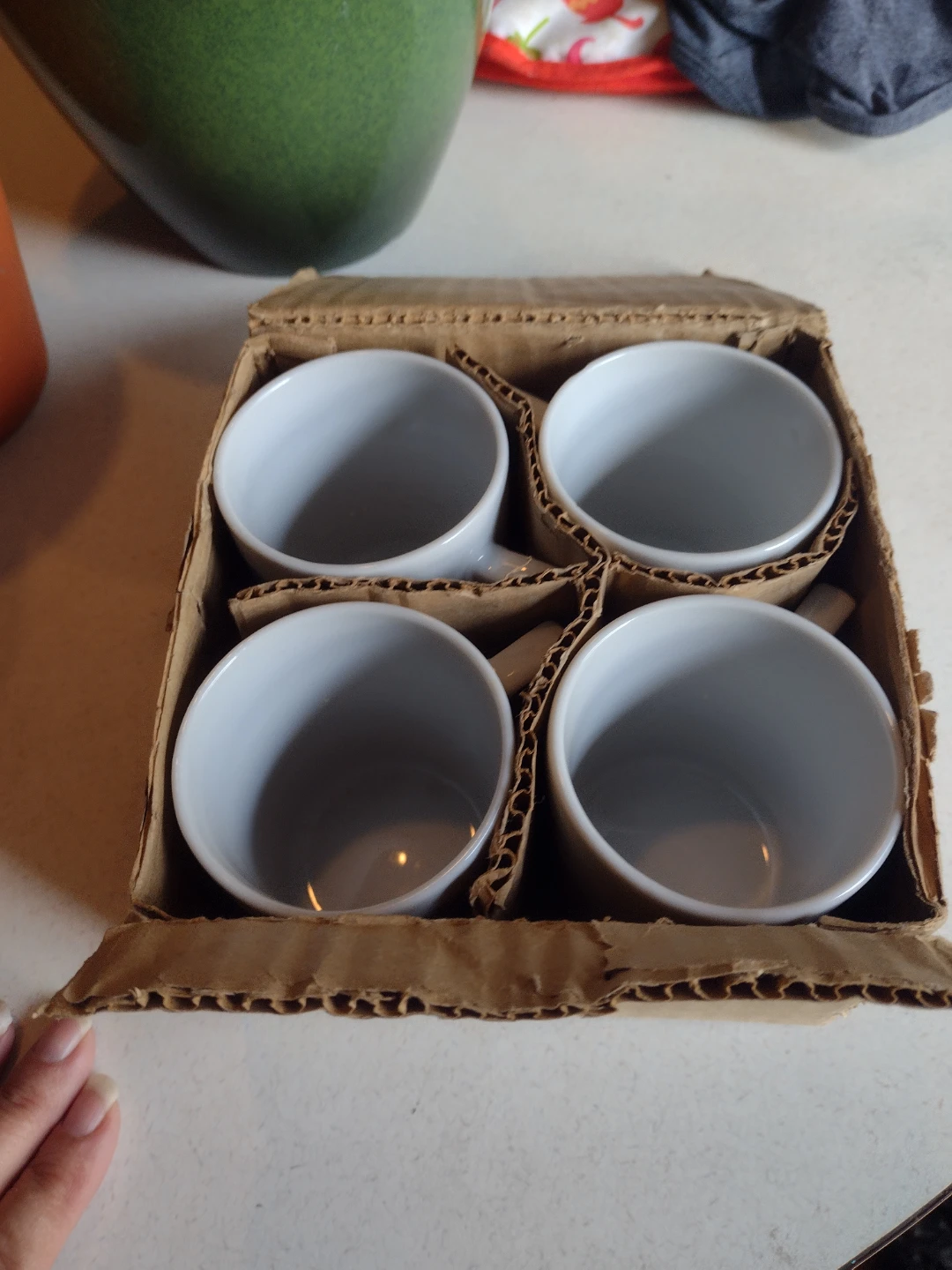 Vintage Blue Onion Porcelain Mugs - photo 4