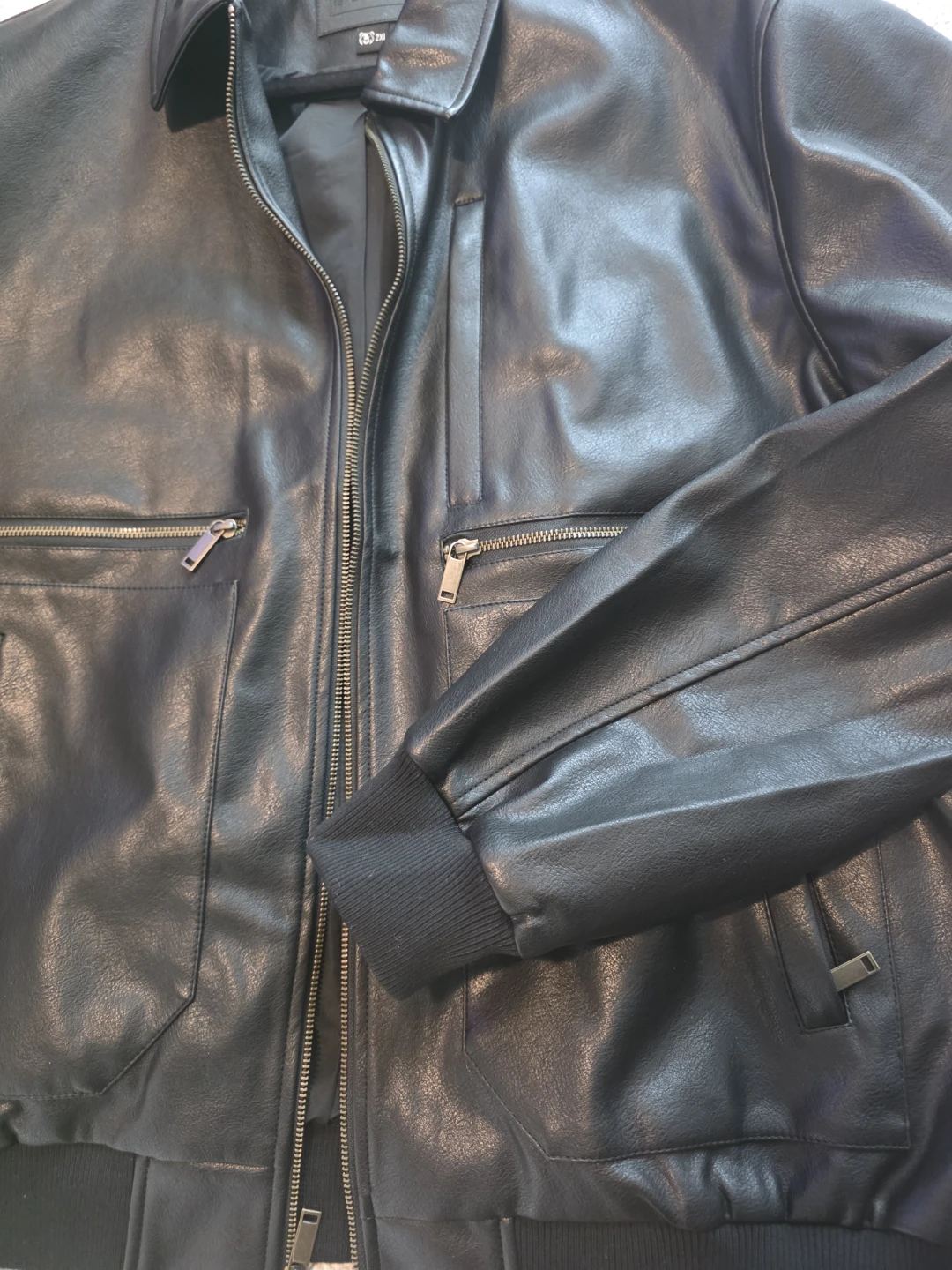 Mr. Big & Tall Black Bomber Jacket - photo 2