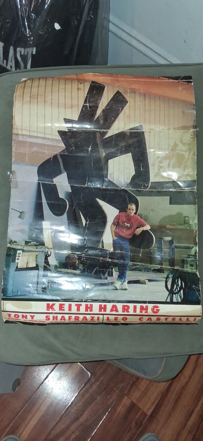 Vintage Keith Haring Exhibition Poster - photo 5