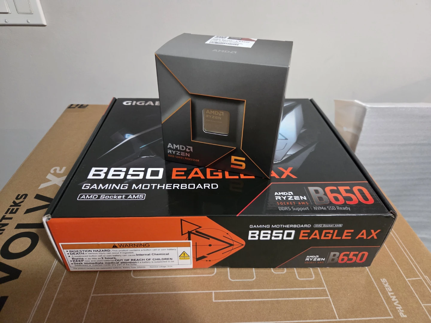 Brand New Ryzen 8400F CPU and Gigabyte B650 Eagle AX Motherboard
