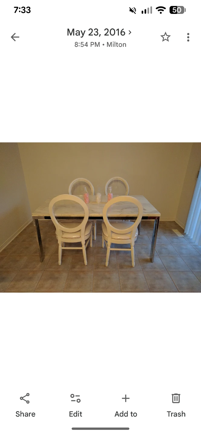 Marble Dining Table for Free