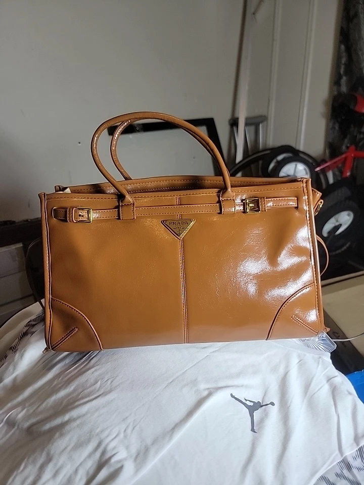 Prada Patent Leather Tote Bag - photo 2