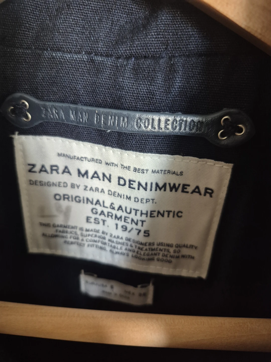Zara Man Denimwear Jacket Size Small - photo 3