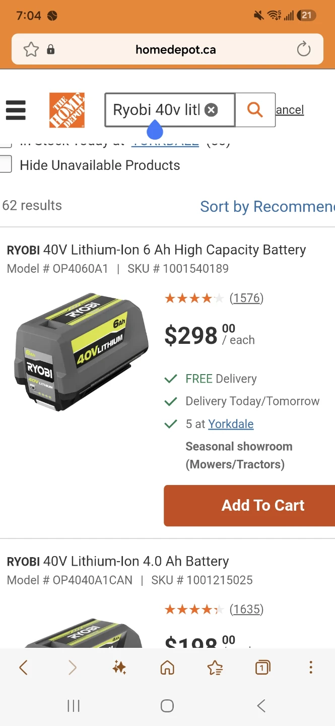 Ryobi 40v 4.0Ah Lithium-ion Battery And Rapid Charger - photo 5