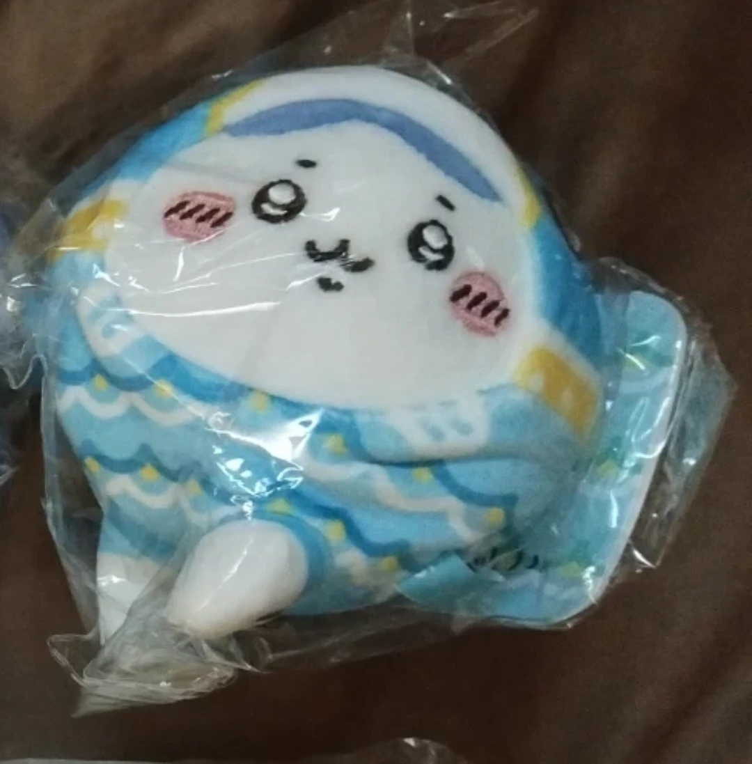 Blue and White Plushie Toy