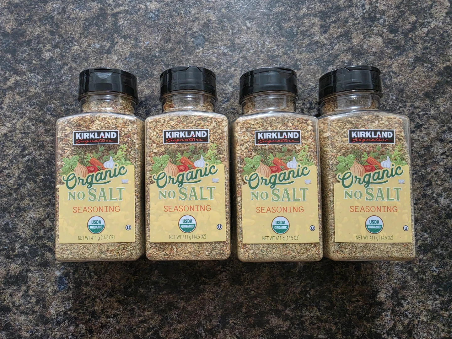 Pack if 4 Kirkland Signature Organic No-Salt Seasoning